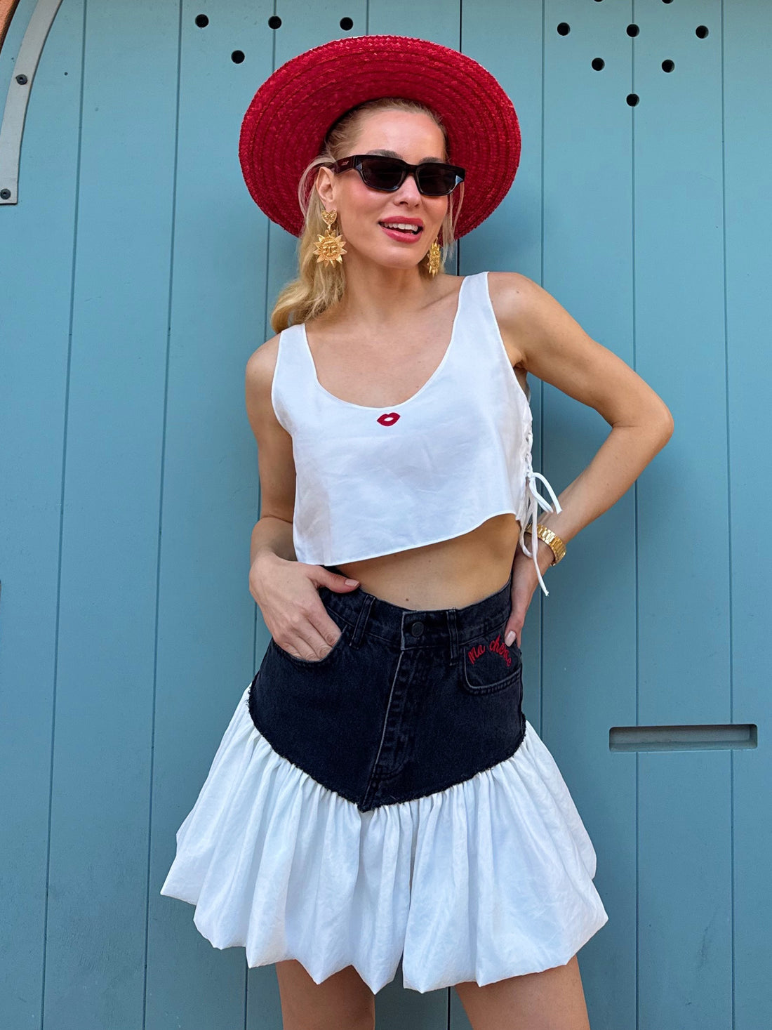 Viva Jean Skirt - Black