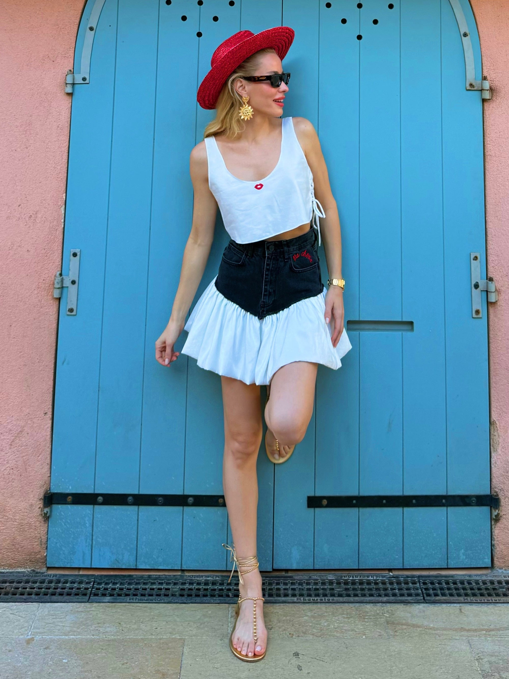 Viva Jean Skirt - Black