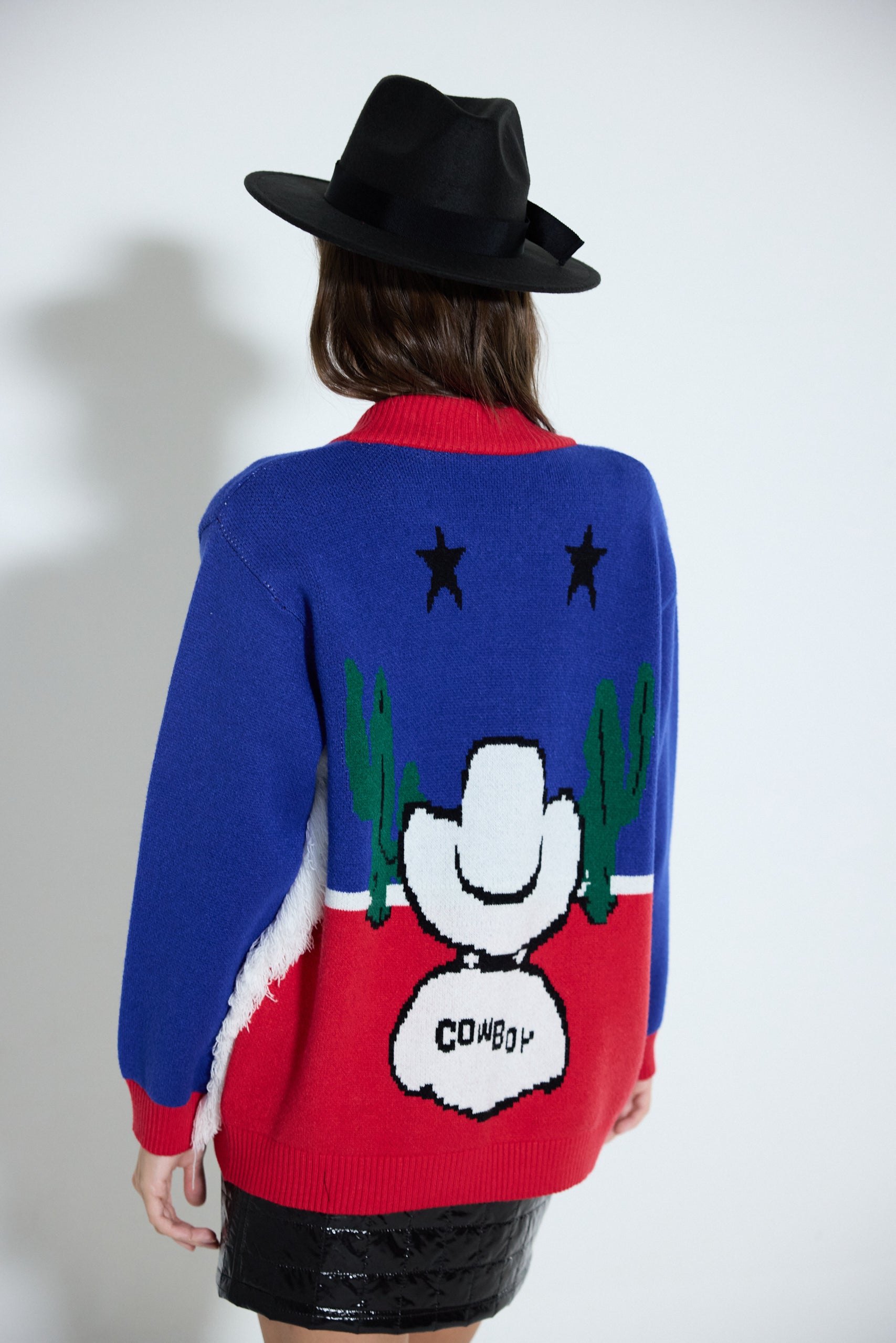 Cowboy Cardigan - Blue