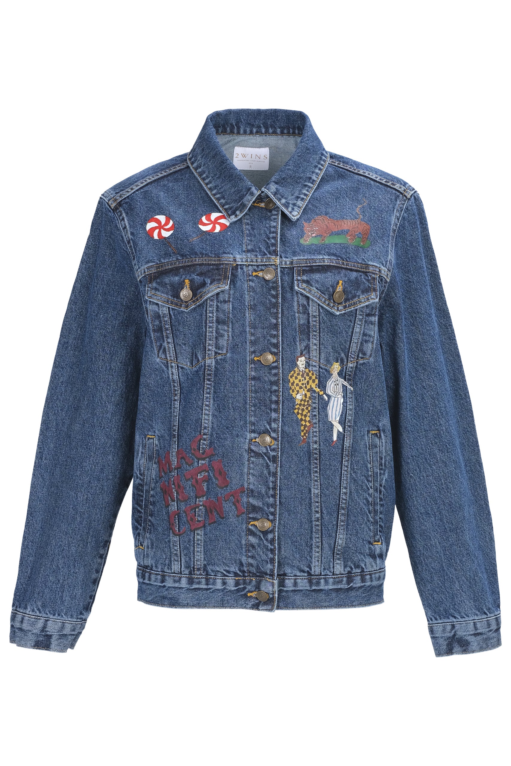 Bianca Jean Jacket - Blue/Black