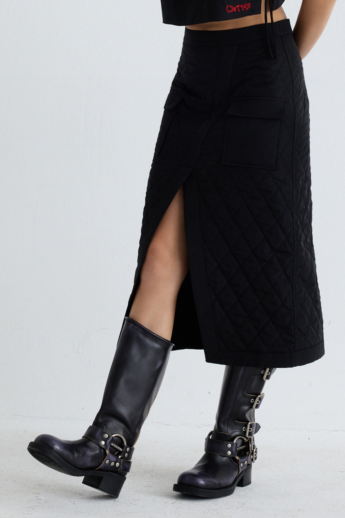 Lotus Skirt - Black
