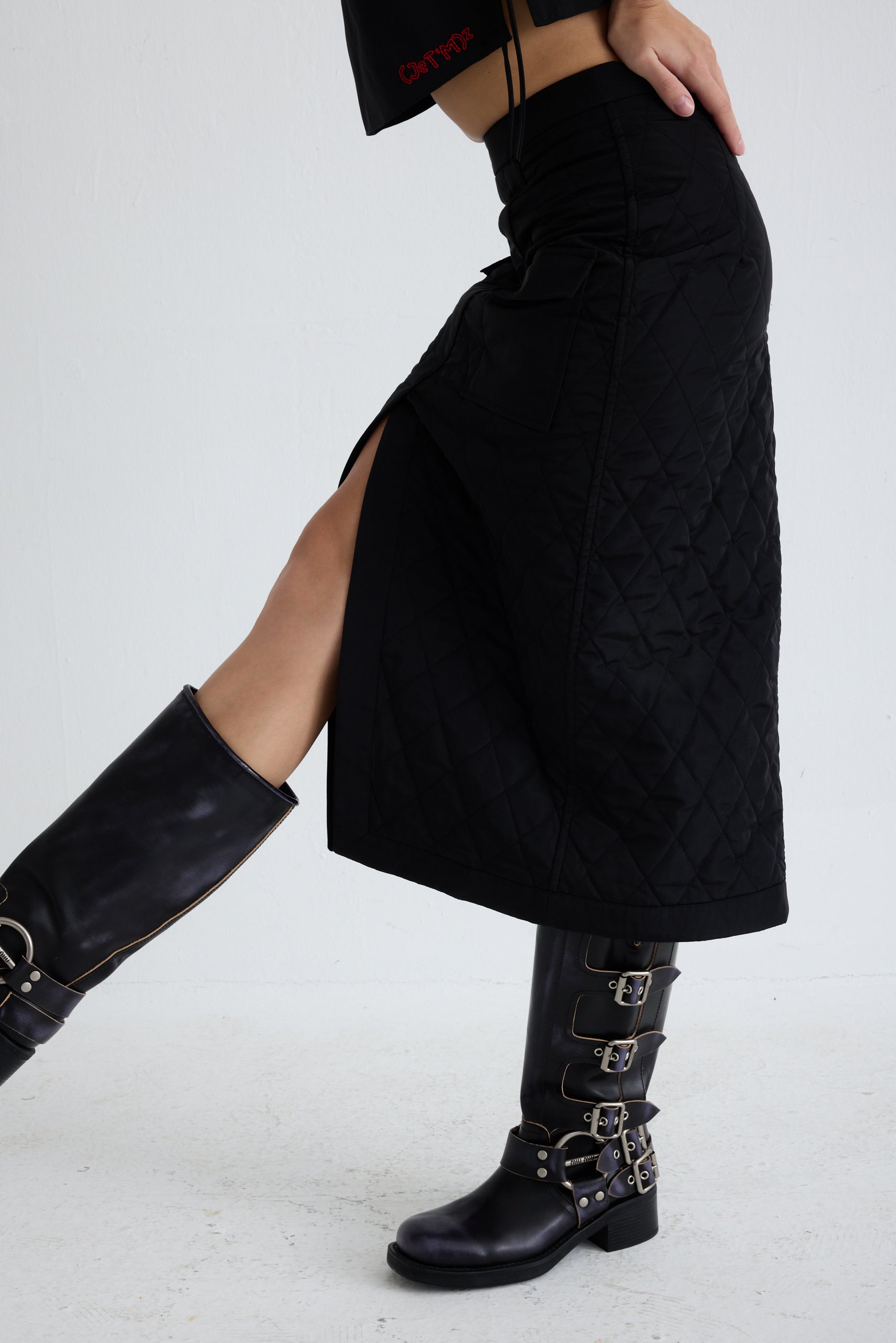 Lotus Skirt - Black