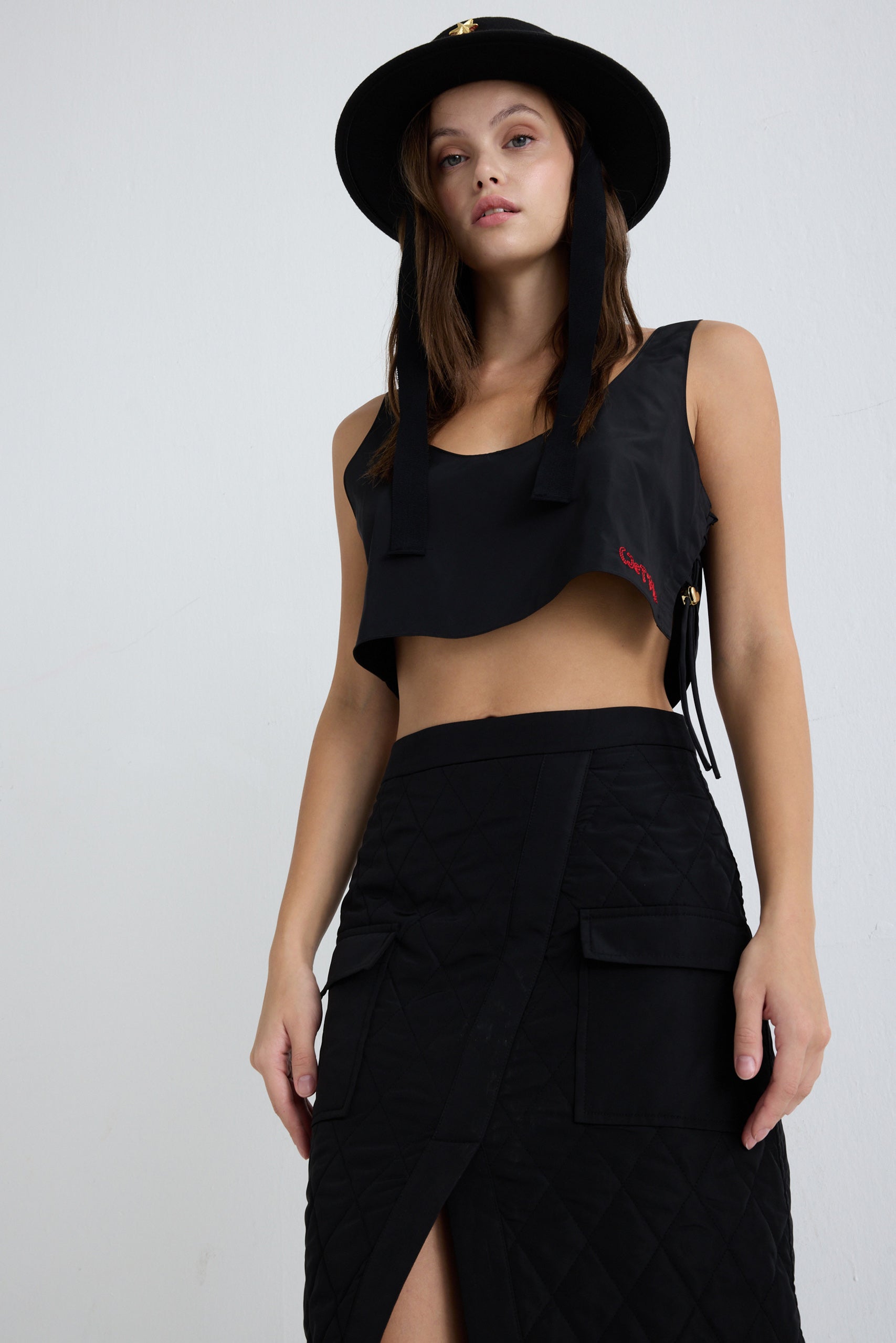 Lotus Skirt - Black