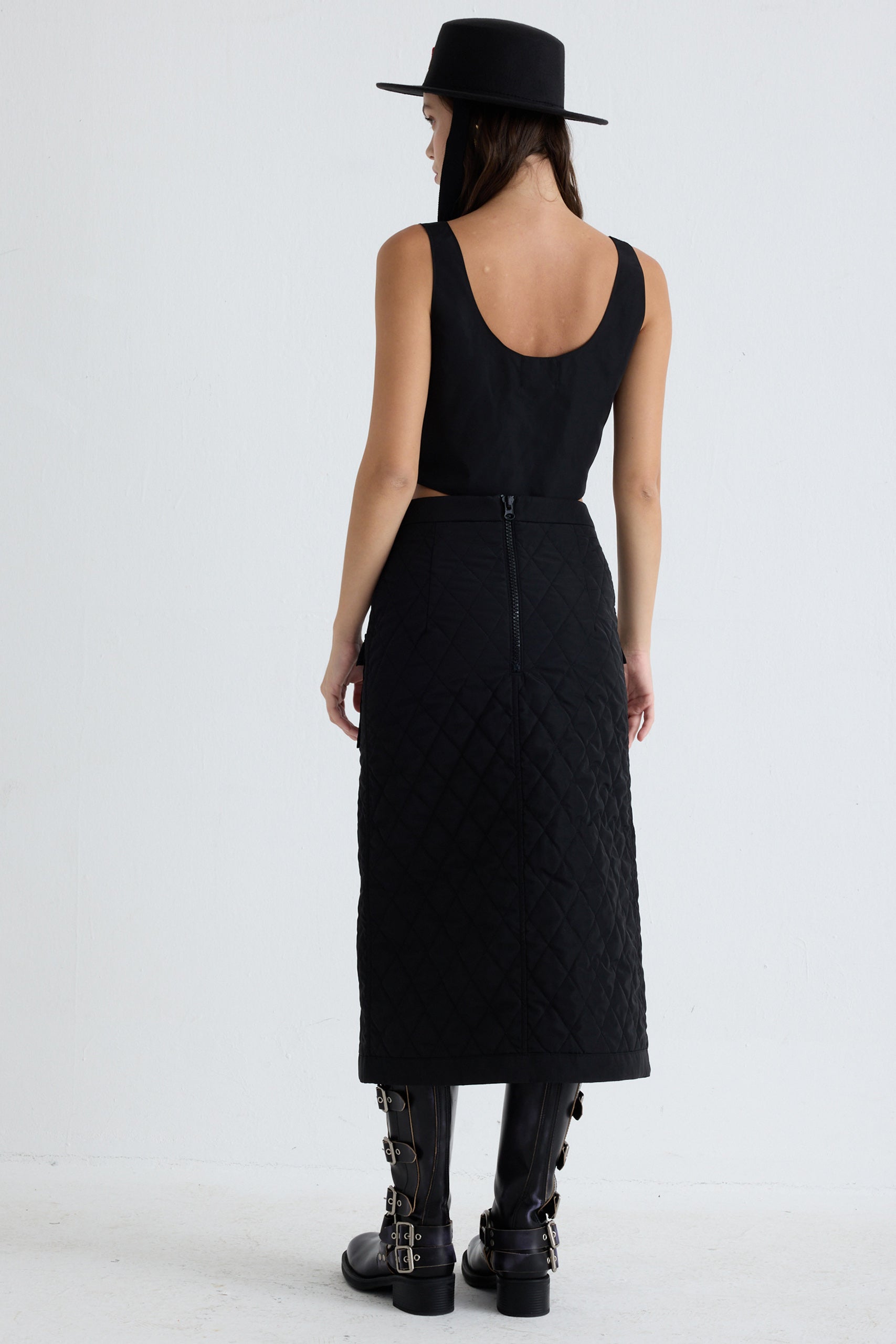 Lotus Skirt - Black