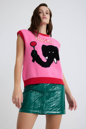 Felicita Vest - Pink