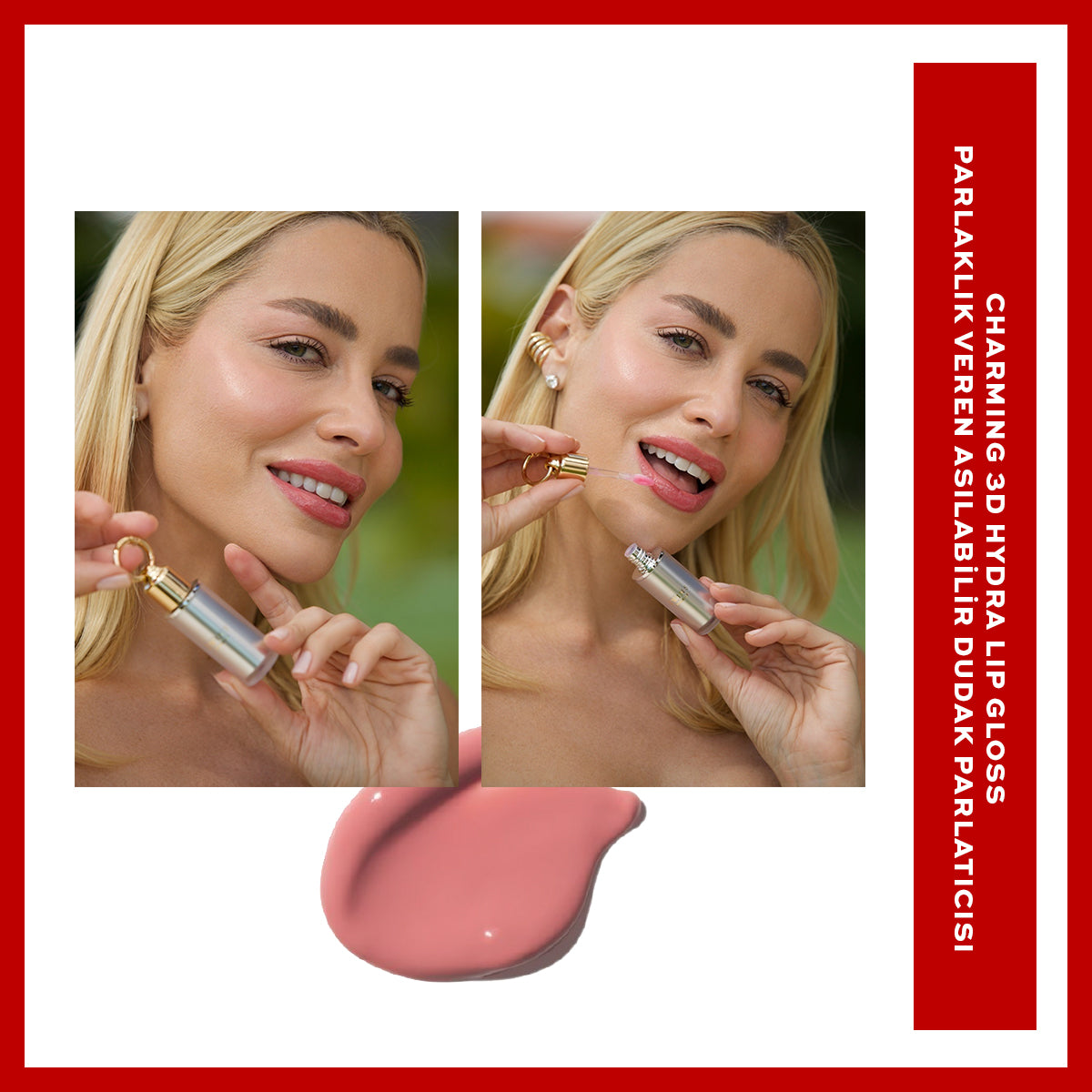3D Hydra Lip Gloss | Pink Cloud