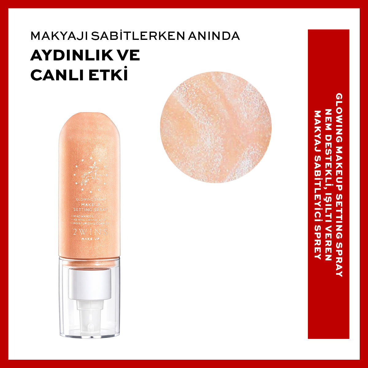 Glowing Spray Makeup Setting Spray