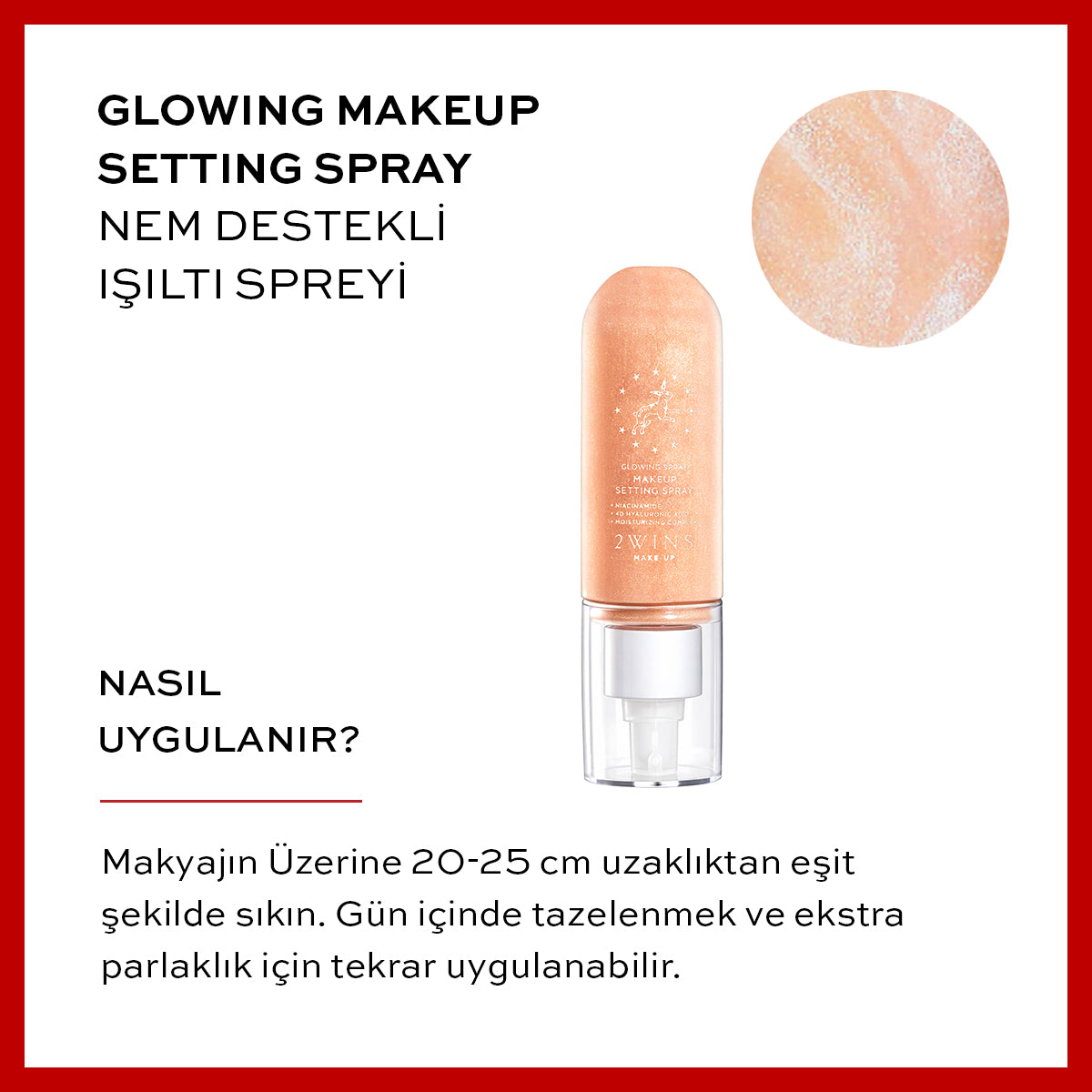 Glowing Spray Makeup Setting Spray