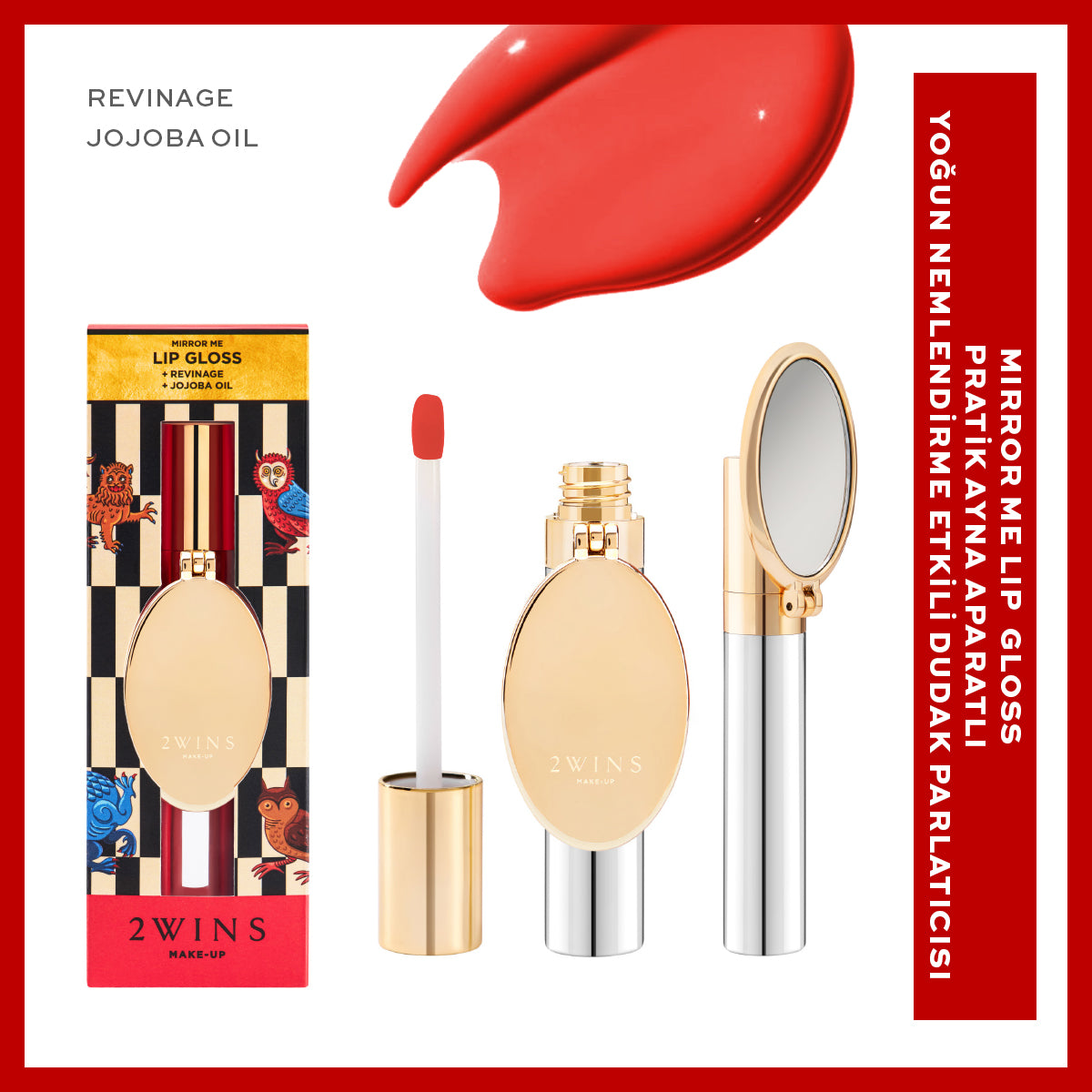 Mirror Me Lip Gloss | Red Toffee