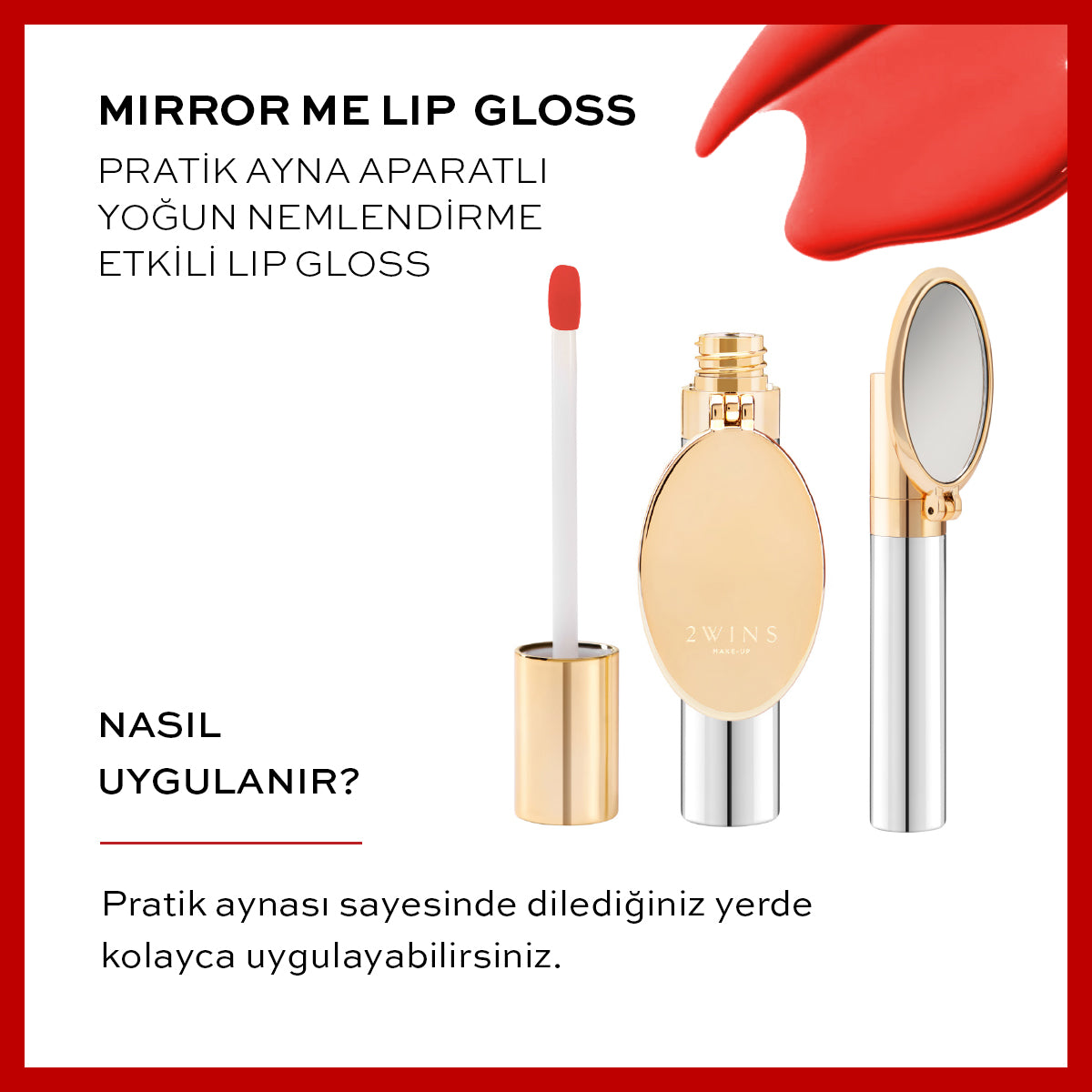 Mirror Me Lip Gloss | Red Toffee
