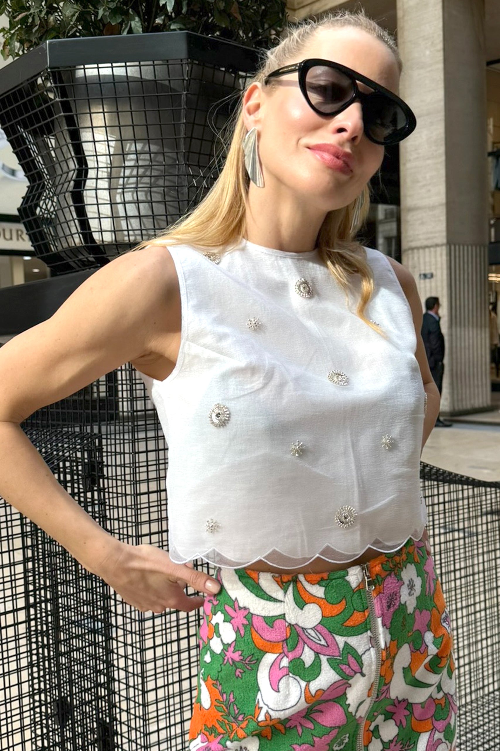 Dalia Blouse - White