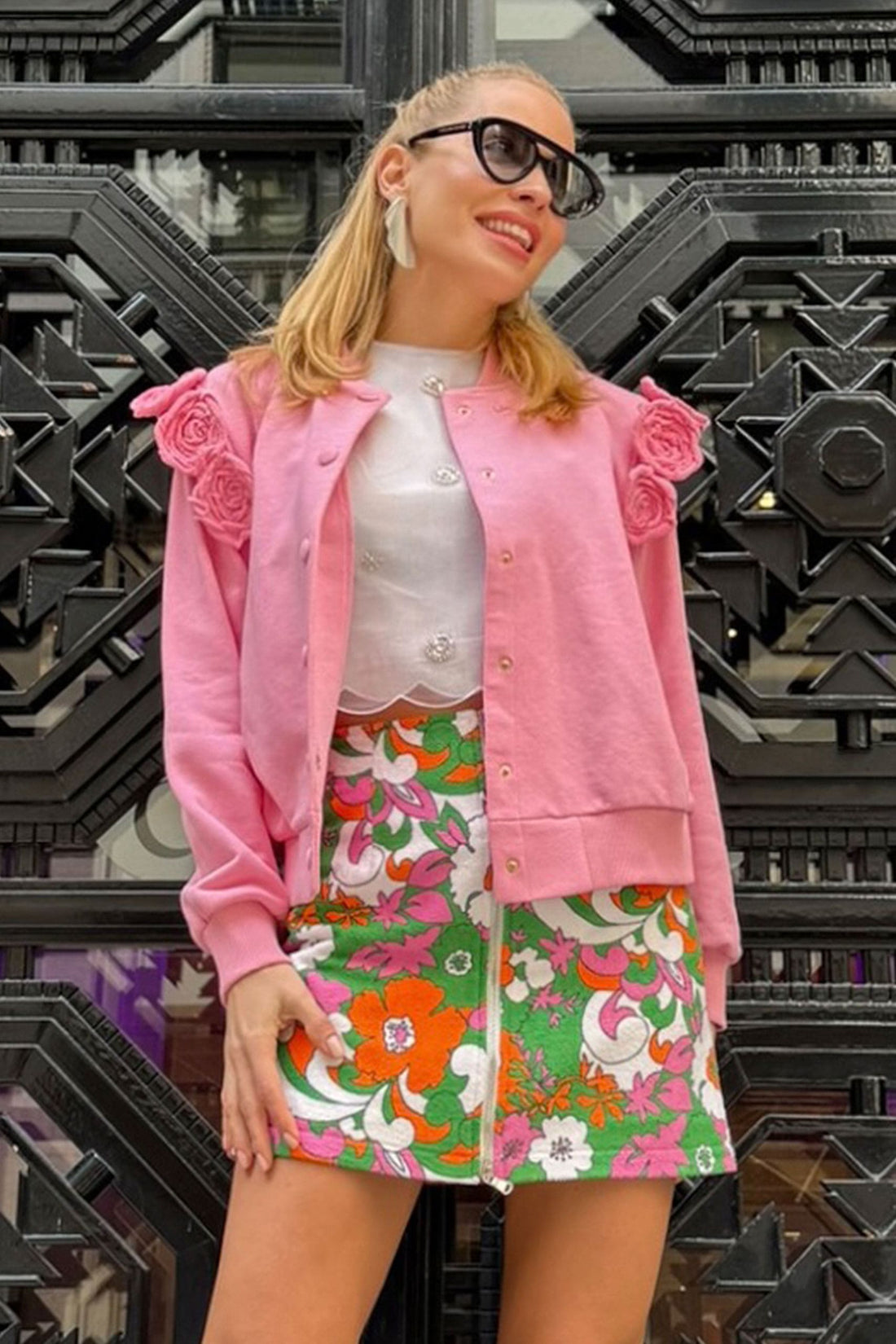 Roses Blouse - Pink