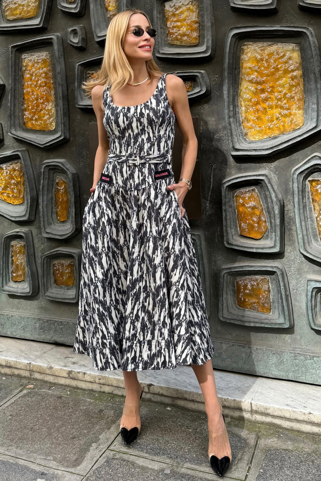 Amour Savage Dress - Black