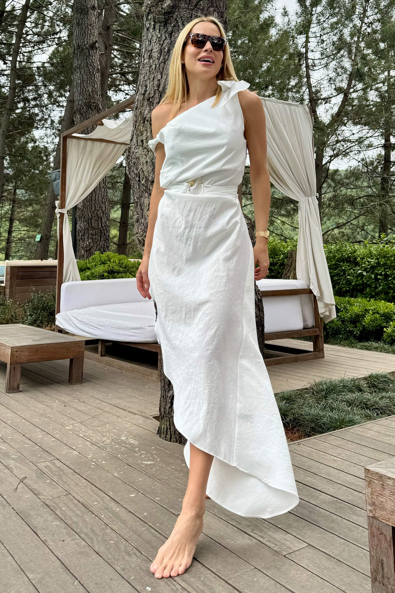 Helen Dress - White