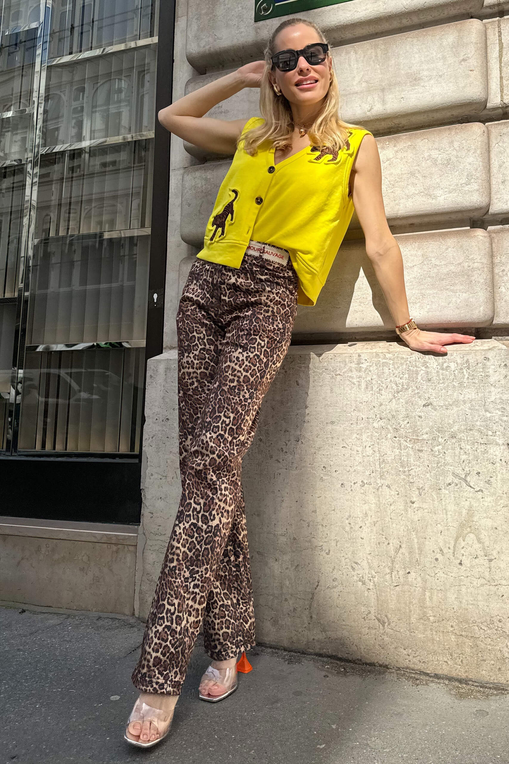 Fleur Vest - Yellow